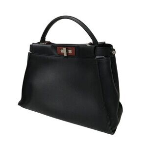 Fendi Peekaboo Bag Navy Blue Red